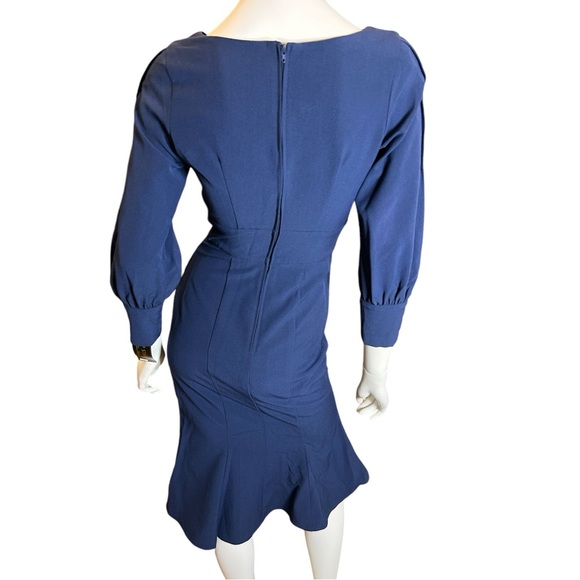 NWT Stop Staring 30s Style Navy Dress Size Small - Picture 6 of 16